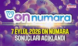 7 Eylül 2026 On Numara sonuçları açıklandı