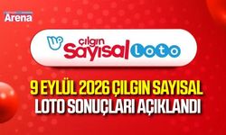 9 Eylül 2026 Çılgın Sayısal Loto sonuçları açıklandı