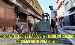 Bafra’da Belediye Caddesi yeni görünümüne kavuşuyor!