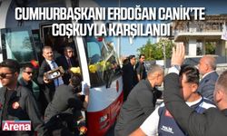 Cumhurbaşkanı Erdoğan, Canik’te coşkuyla karşılandı