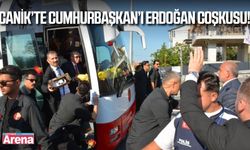 Cumhurbaşkanı Erdoğan, Canik’te coşkuyla karşılandı