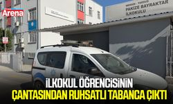 İlkokul öğrencisinin çantasından ruhsatlı tabanca çıktı