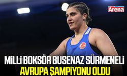 Milli boksör Busenaz Sürmeneli Avrupa şampiyonu oldu