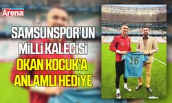 Samsunspor’un milli kalecisi Okan Kocuk’a anlamlı hediye