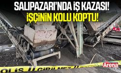 Salıpazarı’nda iş kazası! İşçinin kolu koptu!