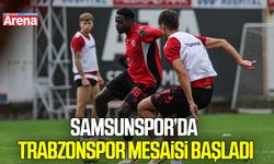 Samsunspor’da Trabzonspor mesaisi başladı