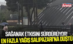 Samsun’da sağanak etkisini sürdürüyor! En fazla yağış Salıpazarı’na düştü