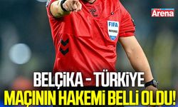 Belçika - Türkiye maçının hakemi belli oldu!