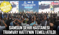 Samsun Şehir Hastanesi Tramvay Hattı'nın temeli atıldı