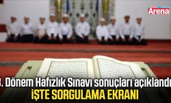3. Dönem Hafızlık Sınavı sonuçları açıklandı!