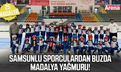 Samsunlu buz patencilerinden büyük başarı!