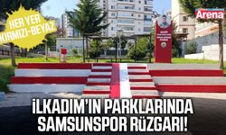 İlkadım’ın parklarında Samsunspor rüzgarı!