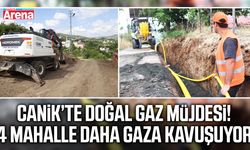 Canik’te 4 mahalle daha doğal gaza kavuşuyor