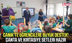 Canik’te öğrencilere büyük destek!