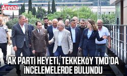 Ak Parti heyeti, Tekkeköy TMO’da incelemelerde bulundu
