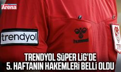Trendyol Süper Lig’de 5. haftanın hakemleri açıklandı