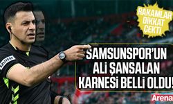 Samsunspor’un Ali Şansalan karnesi belli oldu!