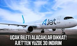 AJet'ten yurt içi uçuşlarda yüzde 30 indirim