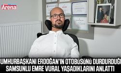 Samsun’da Cumhurbaşkanı Erdoğanla yaşanan o anın ardından Emre Vural konuştu