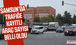 Samsun’da trafiğe kayıtlı araç sayısı belli oldu