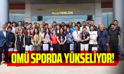 OMÜ sporda zirveye tırmanıyor