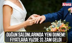 Düğün salonlarında yeni dönem! Fiyatlara yüzde 31 zam geldi