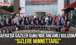 Bafra’da gaziler ve şehit aileleri aynı sofrada buluştu