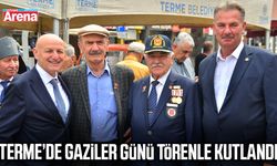 Terme’de Gaziler Günü törenle kutlandı