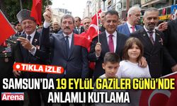 Samsun’da 19 Eylül Gaziler Günü’nde anlamlı kutlama