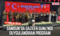 Samsun’da Gaziler Günü’nde duygulandıran program