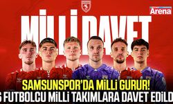 Samsunspor’un 6 yıldızına milli davet