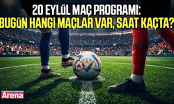 Bugün hangi maçlar var? 20 Eylül Pazar maç programı