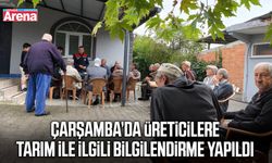 Çarşamba’da üreticilere tarım ile ilgili bilgilendirme yapıldı