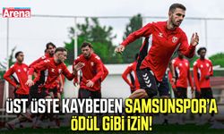Üst üste kaybeden Samsunspor’a ödül gibi izin!