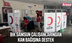 BİK Samsun çalışanlarından kan bağışına destek