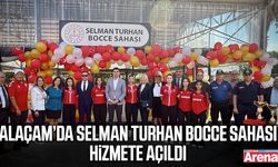 Alaçam’da Selman Turhan Bocce Sahası hizmete açıldı