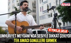 Samsun'da sokak sanatçısı meydana renk katıyor