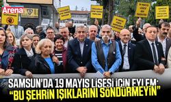 Samsun'da 19 Mayıs Lisesi için eylem!