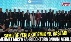 SAMÜ’de akademik yıl açılışı ve fahri doktora heyecanı