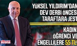 Samsunspor Başkanı Yıldırım'dan dev derbi öncesi taraftara jest
