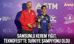 Samsunlu Kerem Yiğit, TEKNOFEST'te Türkiye şampiyonu oldu