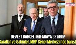 Bahçeli bir araya getirdi! Sarallar ve Şahinler barıştı
