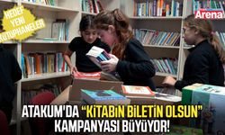 Atakum Belediyesi’nin Kitabın Biletin Olsun kampanyası sürüyor