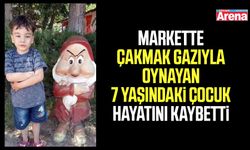 Markette çakmak gazıyla oynayan çocuk hayatını kaybetti