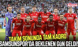 Samsunspor'da Trabzonspor derbisi öncesi tam kadro sevinci