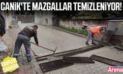 Canik'te mazgal temizliği çalışmaları sürüyor