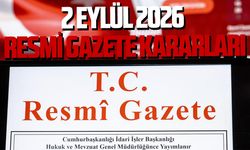 2 Eylül 2026 Resmi Gazete kararları