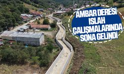 Ladik'te Ambar Deresi ıslah çalışmalarında sona gelindi