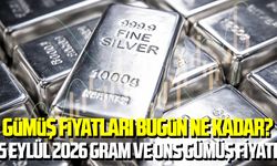 Gümüş fiyatları bugün ne kadar? 5 Eylül 2026 gram ve ons gümüş fiyatı