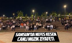Samsun'da canlı müzik ziyafeti